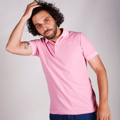 Polo rose pour Hommes