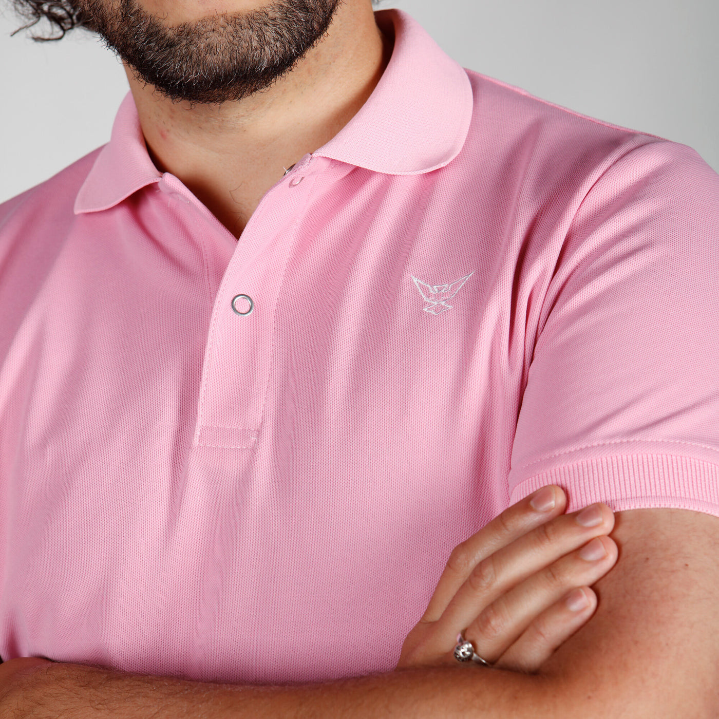 Polo rose pour Hommes